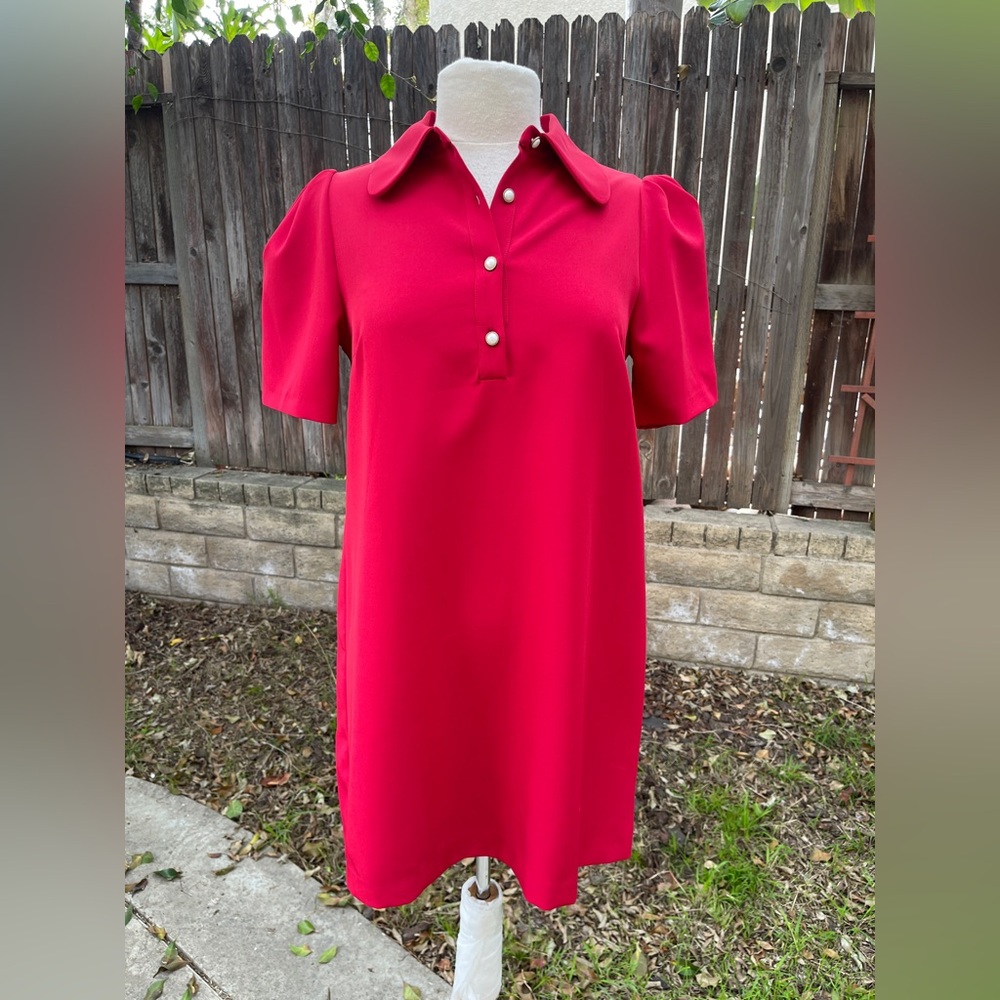 Zara Vibrant Red Mini Dress Valentine’s Day essential